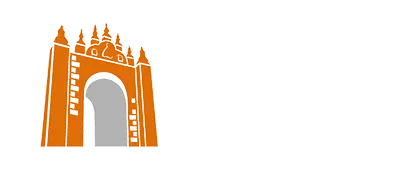 Logotipo Hostal La Muralla letras blancas